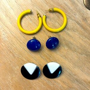 Vintage 80s earrings